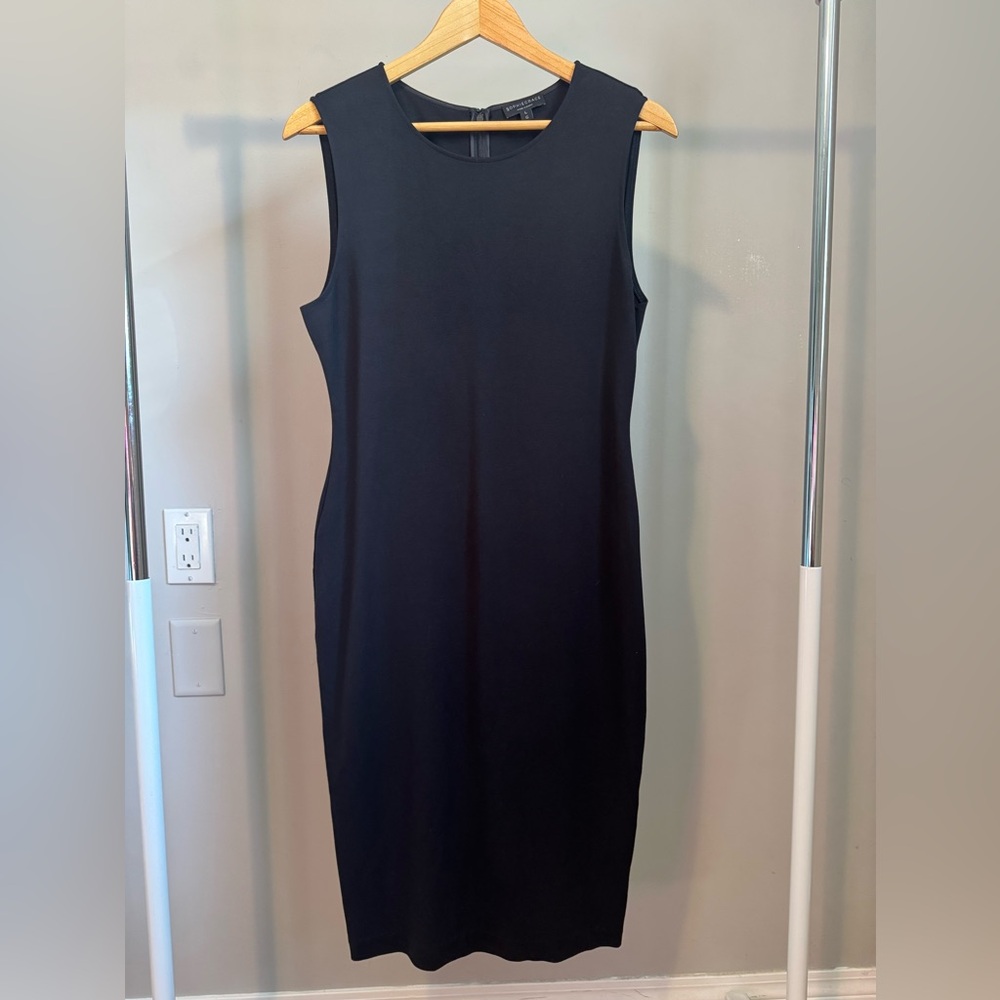 Sophiegrace Midi Little Black Dress with Stretch
